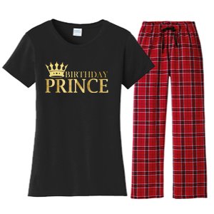 Gold Birthday Prince Limited Edition Women's Flannel Pajama Set