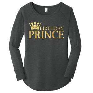 Gold Birthday Prince Limited Edition Women's Perfect Tri Tunic Long Sleeve Shirt