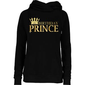 Gold Birthday Prince Limited Edition Womens Funnel Neck Pullover Hood