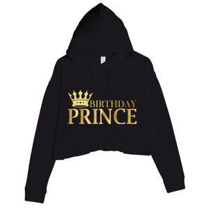 Gold Birthday Prince Limited Edition Crop Fleece Hoodie