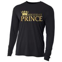 Gold Birthday Prince Limited Edition Cooling Performance Long Sleeve Crew