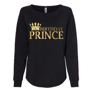 Gold Birthday Prince Limited Edition Womens California Wash Sweatshirt