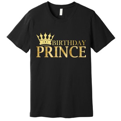 Gold Birthday Prince Limited Edition Premium T-Shirt