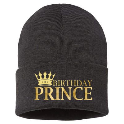 Gold Birthday Prince Limited Edition Sustainable Knit Beanie