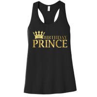 Gold Birthday Prince Limited Edition Women's Racerback Tank