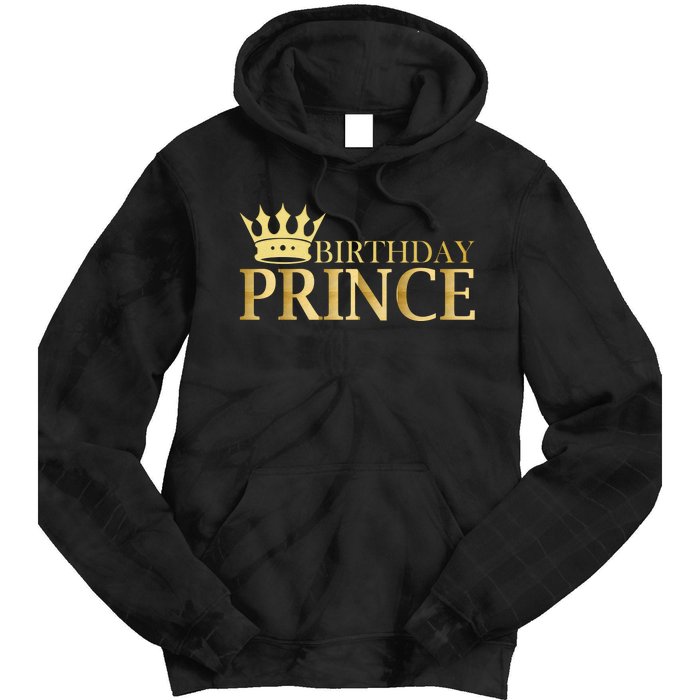 Gold Birthday Prince Limited Edition Tie Dye Hoodie