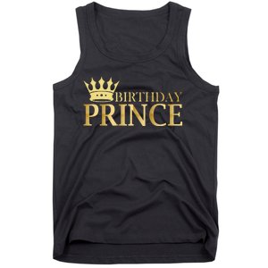 Gold Birthday Prince Limited Edition Tank Top