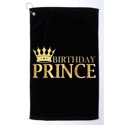 Gold Birthday Prince Limited Edition Golf Towel