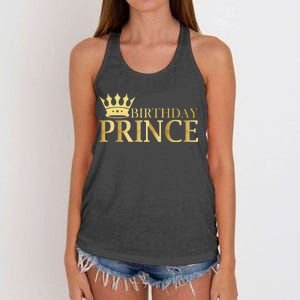 Gold Birthday Prince Limited Edition Women's Knotted Racerback Tank