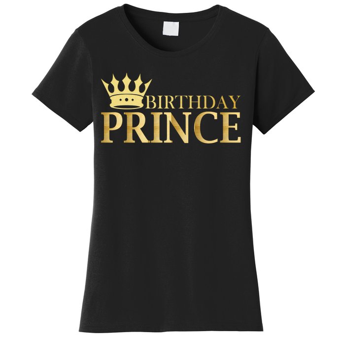 Gold Birthday Prince Limited Edition Women's T-Shirt