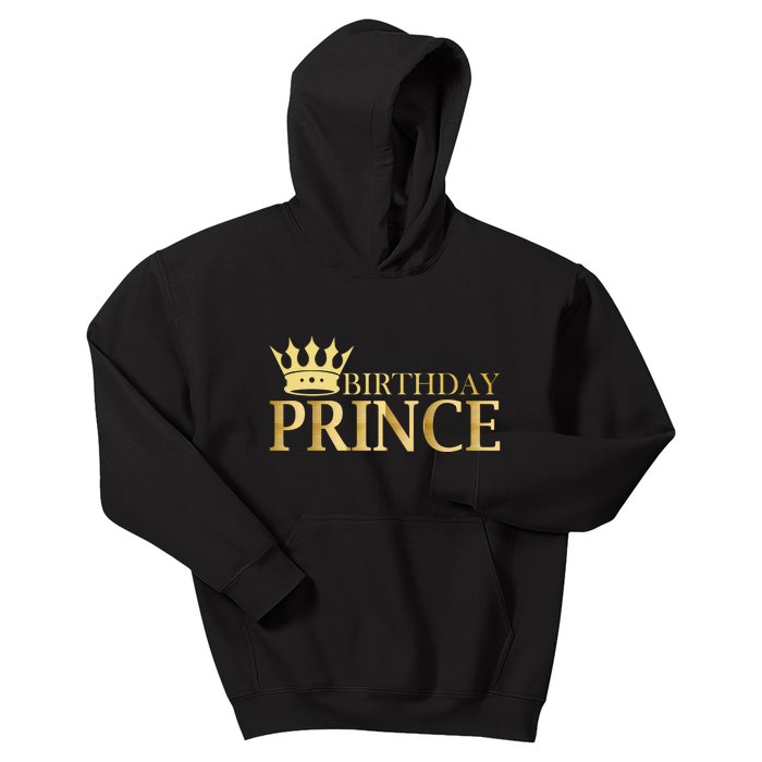 Gold Birthday Prince Limited Edition Kids Hoodie