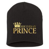 Gold Birthday Prince Limited Edition Short Acrylic Beanie