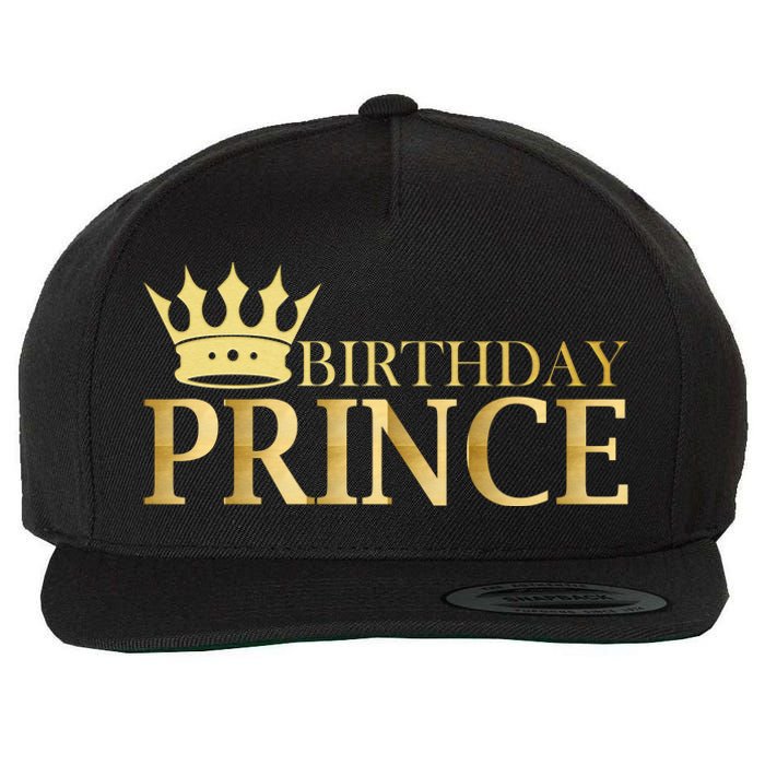 Gold Birthday Prince Limited Edition Wool Snapback Cap