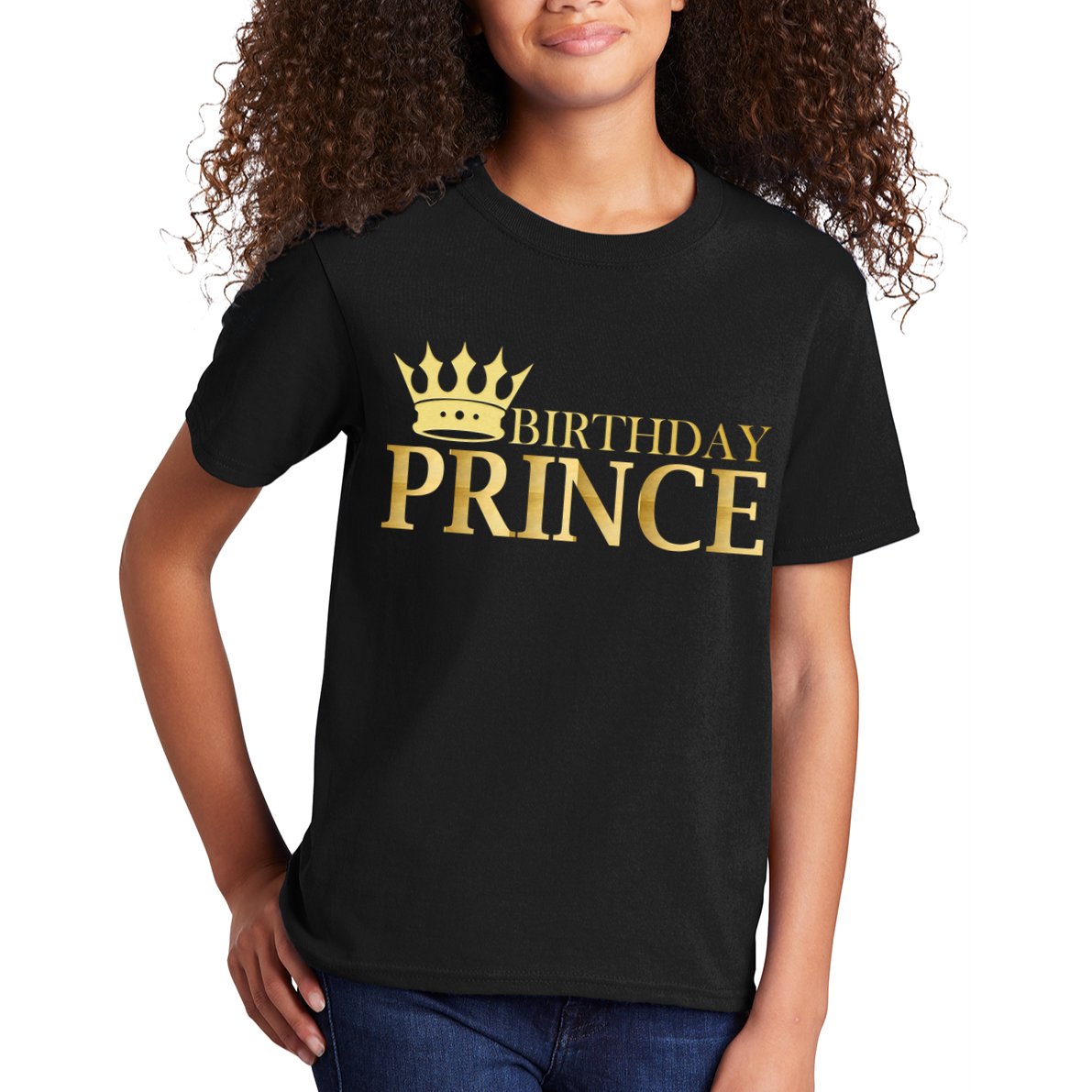 Gold Birthday Prince Limited Edition Kids T-Shirt