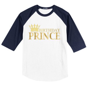 Gold Birthday Prince Limited Edition Baseball Sleeve Shirt