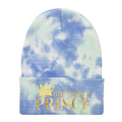 Gold Birthday Prince Limited Edition Tie Dye 12in Knit Beanie