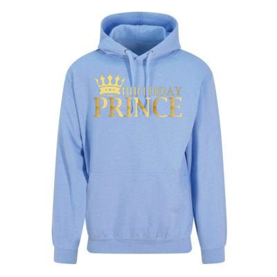 Gold Birthday Prince Limited Edition Unisex Surf Hoodie