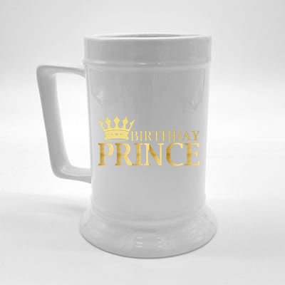 Gold Birthday Prince Limited Edition Beer Stein