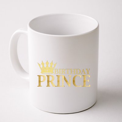 Gold Birthday Prince Limited Edition Coffee Mug