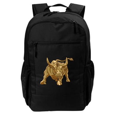 Gold Bitcoin Bull Daily Commute Backpack