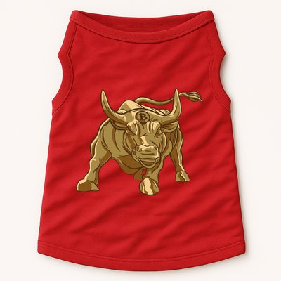 Gold Bitcoin Bull Doggie Tank