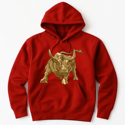 Gold Bitcoin Bull Hoodie
