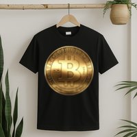 Gold Bitcoin Crypto Currency T-Shirt