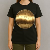 Gold Bitcoin Crypto Currency T-Shirt