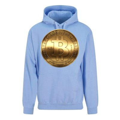 Gold Bitcoin Crypto Currency Unisex Surf Hoodie