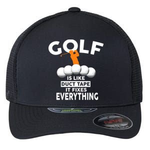 Gold Is Like Duck Tape It Fixes Everything Flexfit Unipanel Trucker Cap