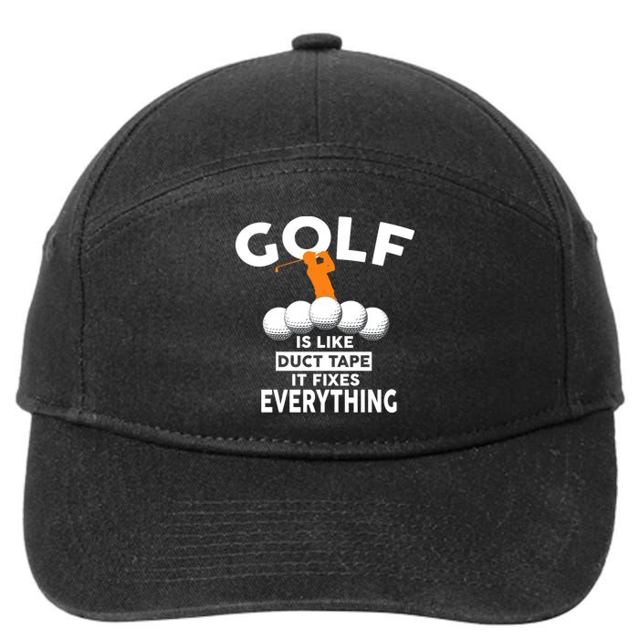 Gold Is Like Duck Tape It Fixes Everything 7-Panel Snapback Hat
