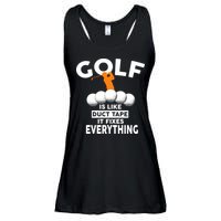Gold Is Like Duck Tape It Fixes Everything Ladies Essential Flowy Tank