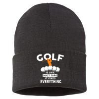 Gold Is Like Duck Tape It Fixes Everything Sustainable Knit Beanie