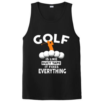Gold Is Like Duck Tape It Fixes Everything PosiCharge Competitor Tank