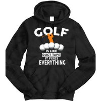 Gold Is Like Duck Tape It Fixes Everything Tie Dye Hoodie