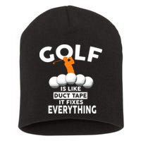 Gold Is Like Duck Tape It Fixes Everything Short Acrylic Beanie