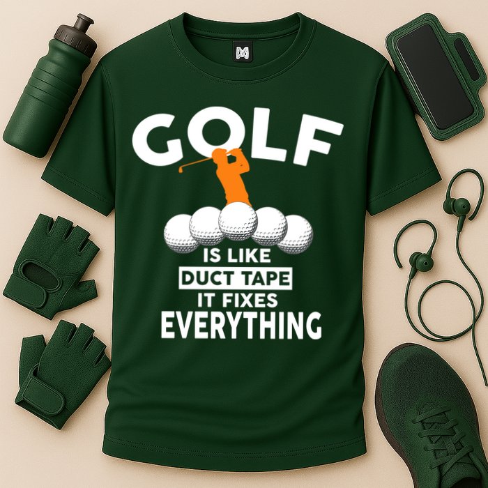 Gold Is Like Duck Tape It Fixes Everything Performance Shirt