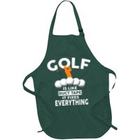 Gold Is Like Duck Tape It Fixes Everything Apron
