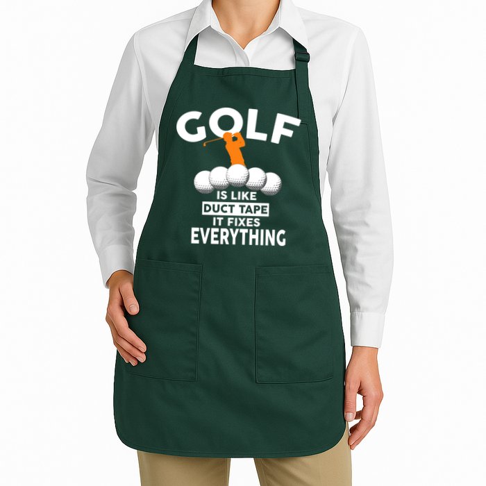 Gold Is Like Duck Tape It Fixes Everything Apron