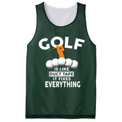 Gold Is Like Duck Tape It Fixes Everything Mesh Reversible Basketball Jersey Tank