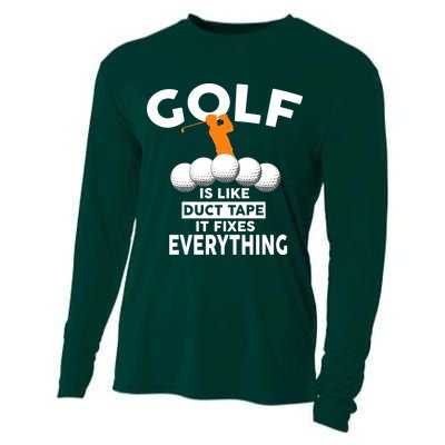Gold Is Like Duck Tape It Fixes Everything Cooling Performance Long Sleeve Crew