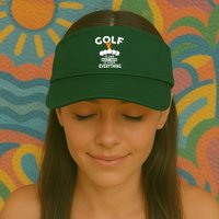 Gold Is Like Duck Tape It Fixes Everything Valucap Bio-Washed Visor