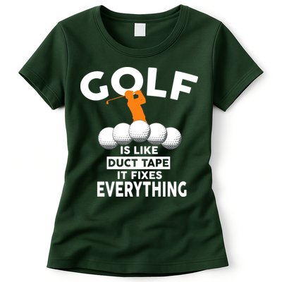 Gold Is Like Duck Tape It Fixes Everything Womens T-Shirt