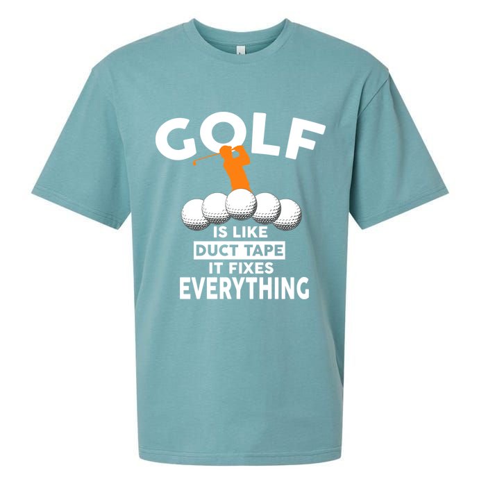Gold Is Like Duck Tape It Fixes Everything Sueded Cloud Jersey T-Shirt