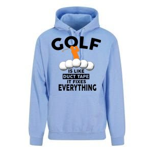 Gold Is Like Duck Tape It Fixes Everything Unisex Surf Hoodie