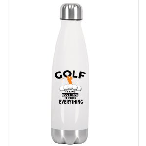 Gold Is Like Duck Tape It Fixes Everything Stainless Steel Insulated Water Bottle