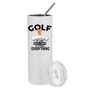 Gold Is Like Duck Tape It Fixes Everything Stainless Steel Tumbler