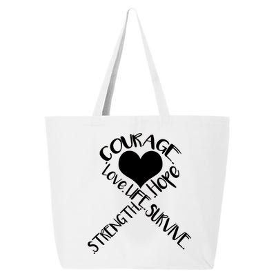 Gold Ribbon Of Words Tribute 25L Jumbo Tote