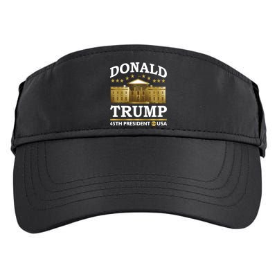 Gold White House Donald Trump 45th President Adult Drive Performance Visor