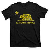 Golden California Republic Bear Flag T-Shirt